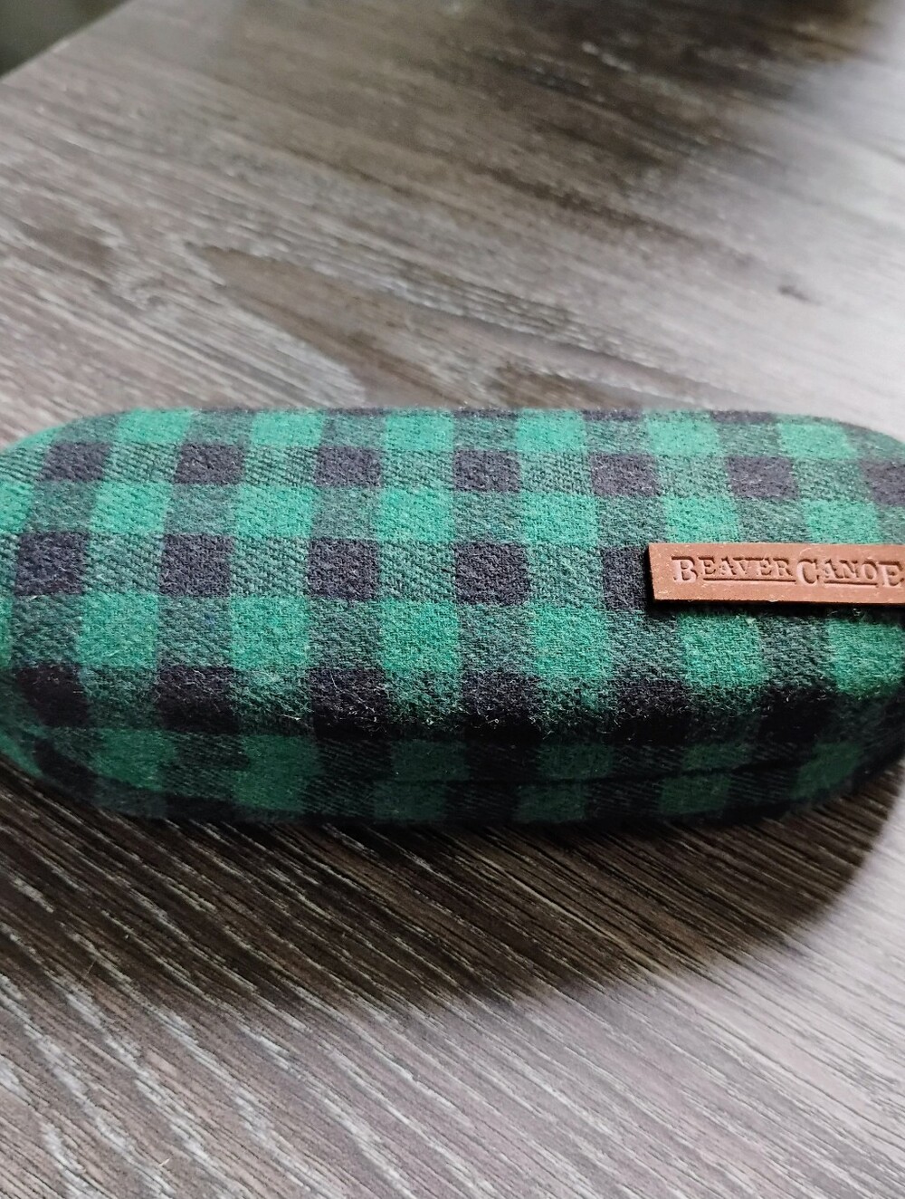 Beaver Canoe Clamshell Eyeglass Case